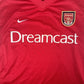 Arsenal 2000/2001/2002 Home Football Shirt  XL