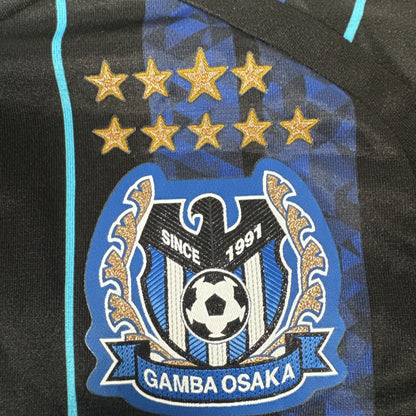 Gamba Osaka 2017/2018 Home Football Shirt Size 160 — front close-up