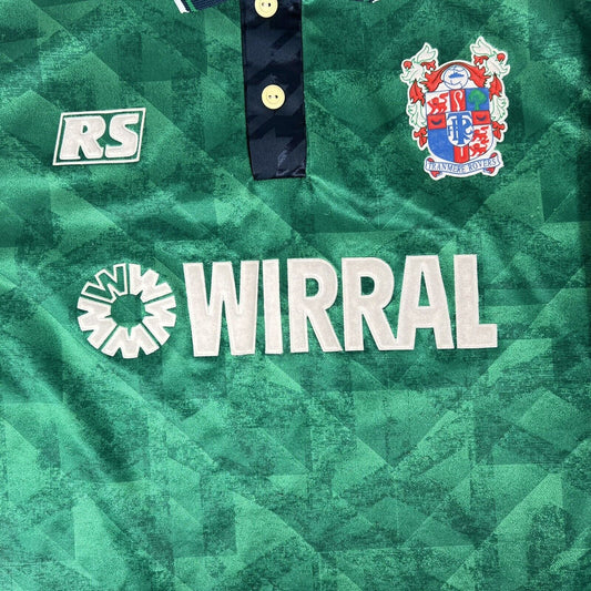 Tranmere Rovers 1993/1994 Away Football Shirt Men’s Large - Football Shirt Kingdom