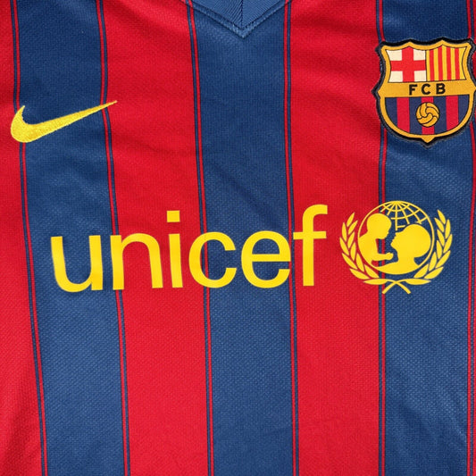 Barcelona 2009/2010 Home Football Shirt   Medium - Football Shirt Kingdom
