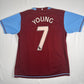 young 7 aston villa 2007 2008 home football shirt large3