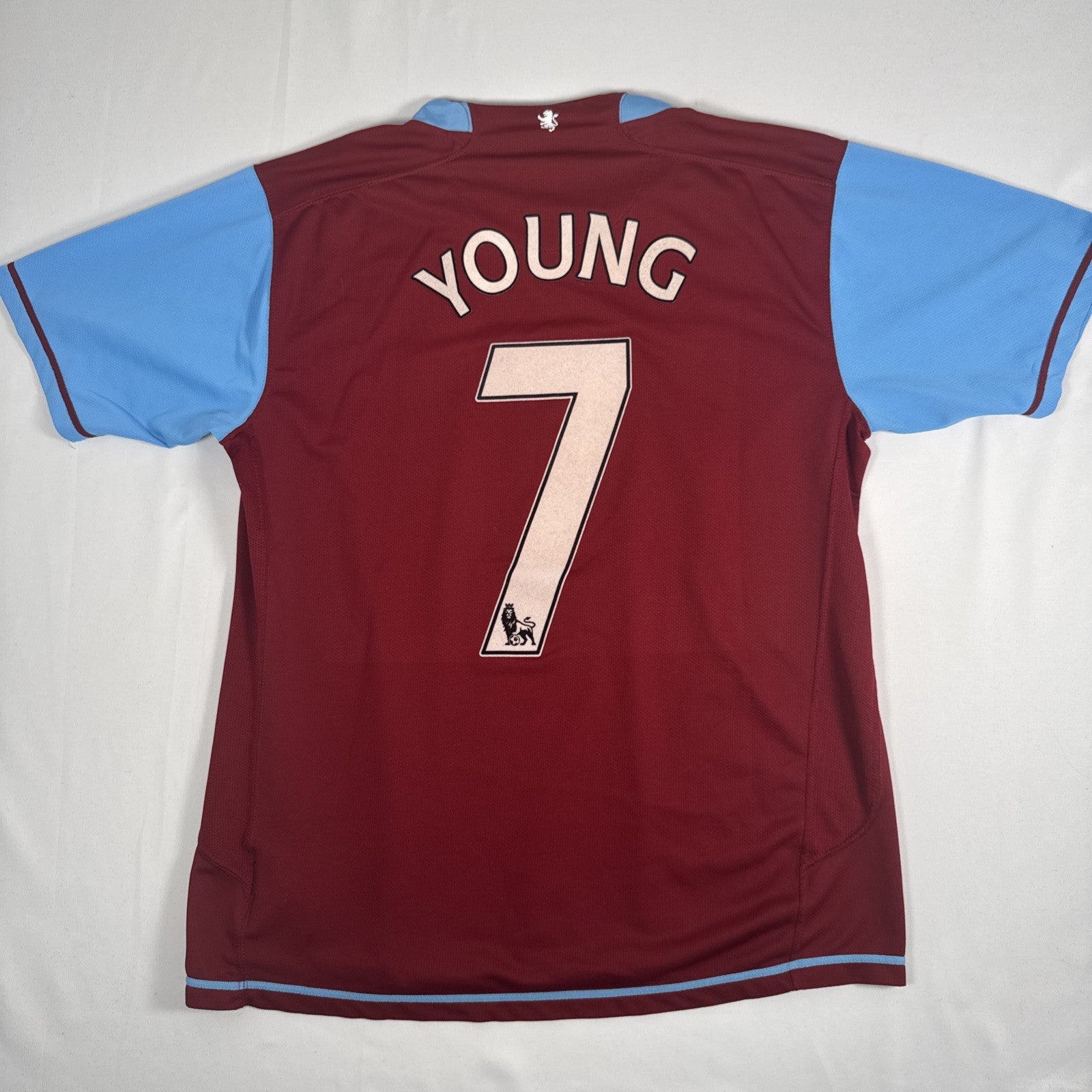young 7 aston villa 2007 2008 home football shirt large3