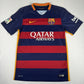 Barcelona 2015/2016 Home Football Shirt Men’s Small