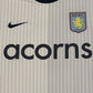 Aston Villa 2009/2010 Away Football Shirt Long Sleeve XXL 2X - Football Shirt Kingdom