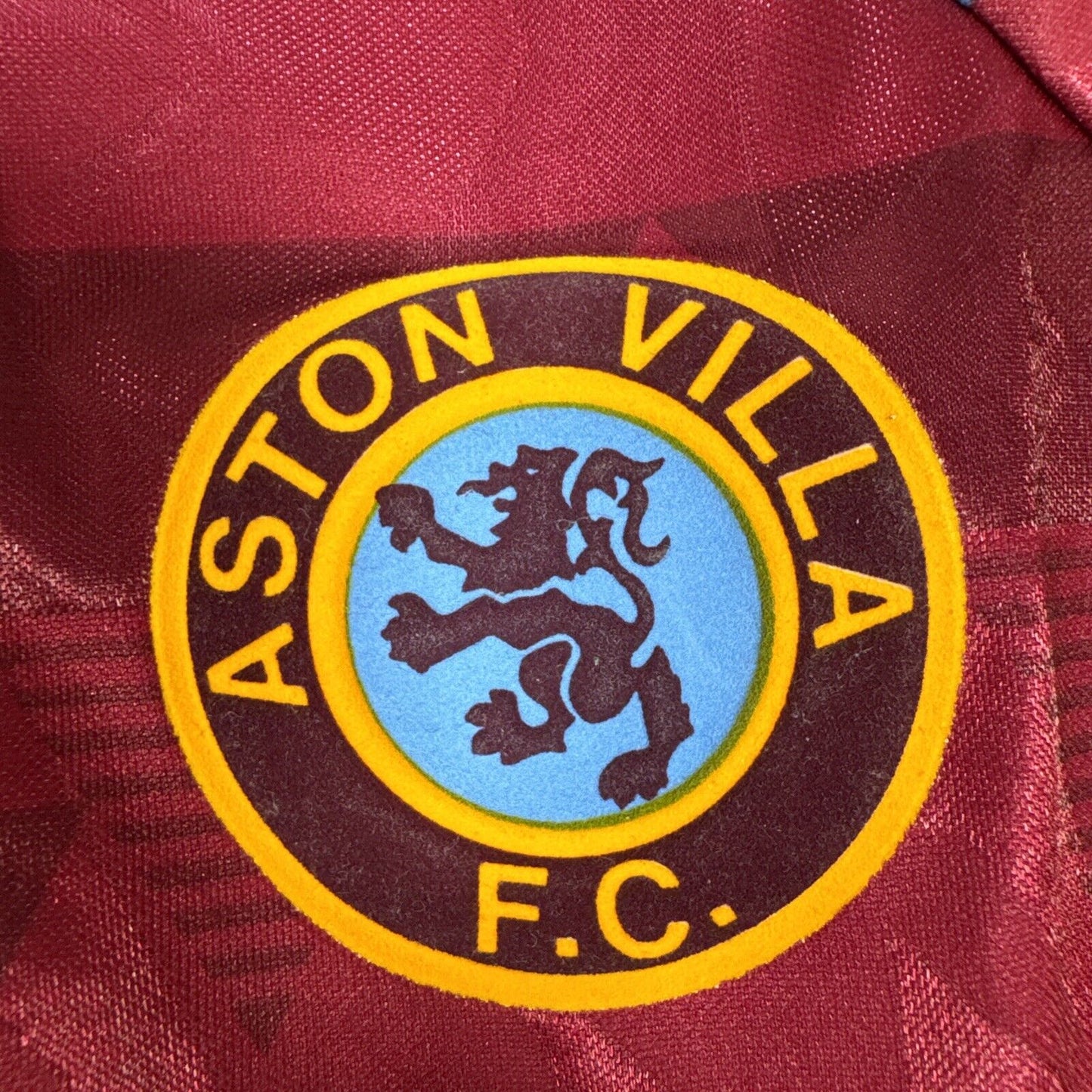 Aston Villa 1990/1991/1992 Home Football Shirt  Medium