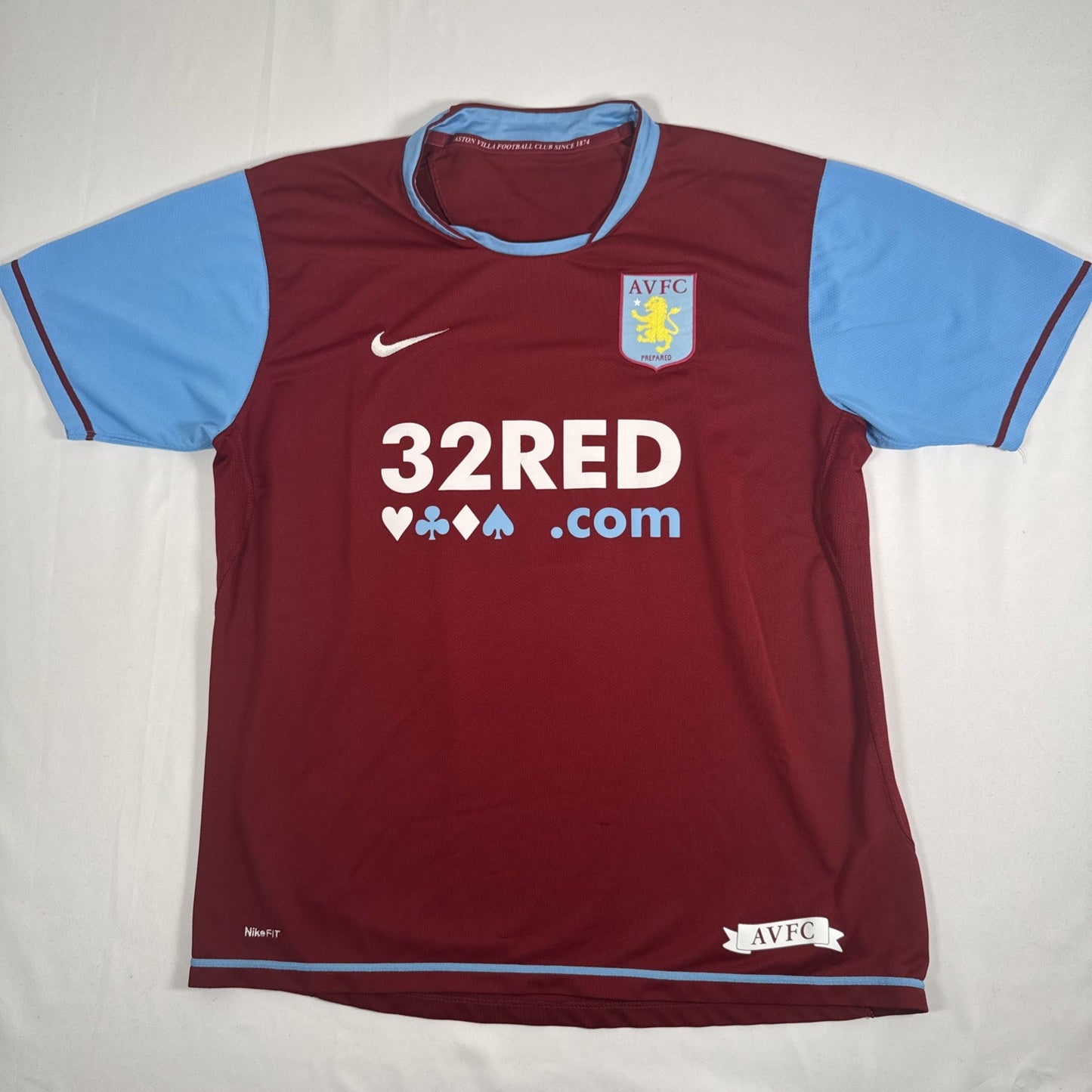young 7 aston villa 2007 2008 home football shirt large4
