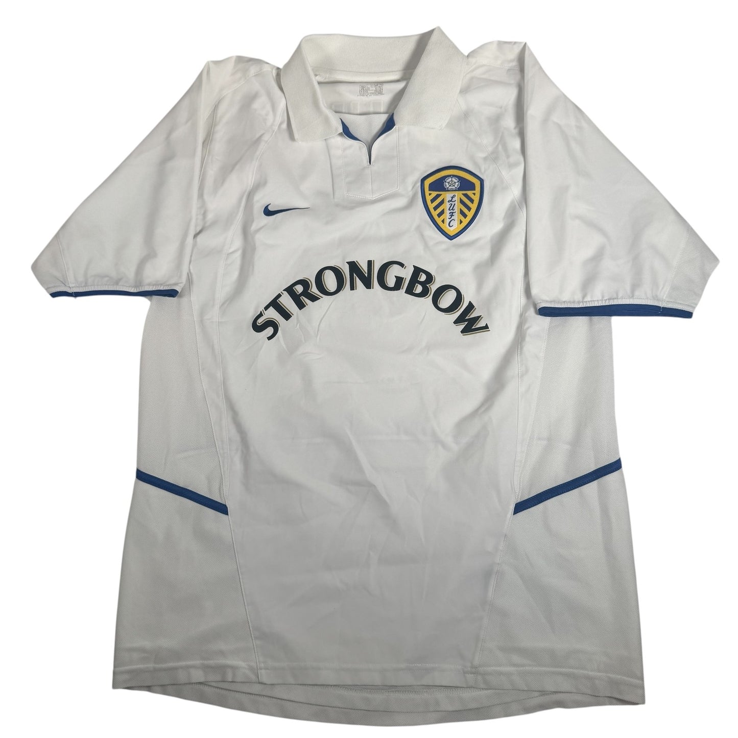 VIDUKA 9 Leeds United 2002/2003 Home Football Shirt  Large