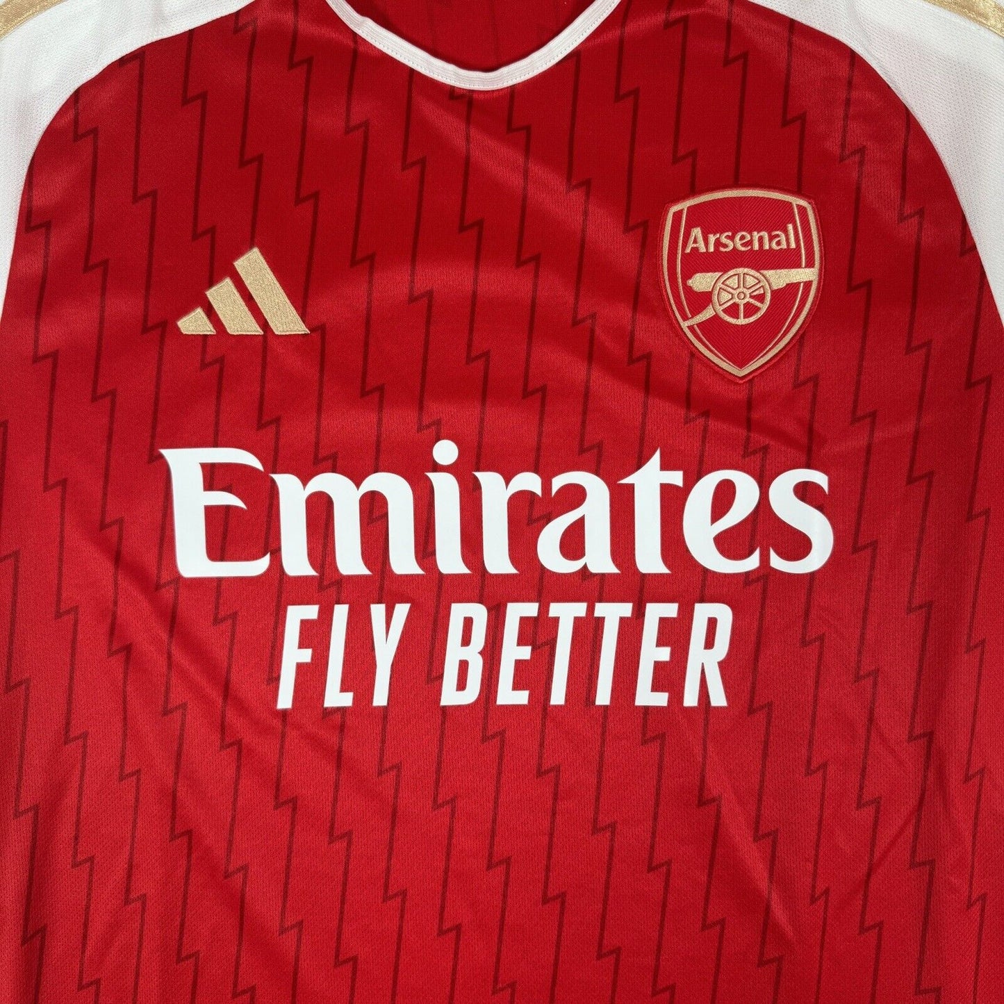 Arsenal 2023/2024 Home Football Shirt  Long Sleeve Large