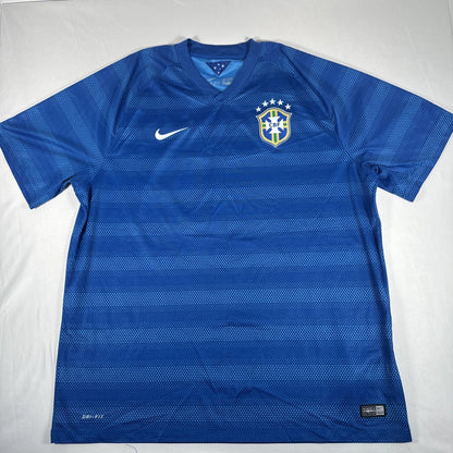 Brazil 2014/2015/2016 Away Football Shirt XXL 2XL — full front view