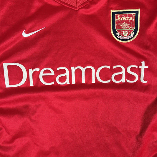 Arsenal 2000/2001/2002 Home Football Shirt  Large - Football Shirt Kingdom