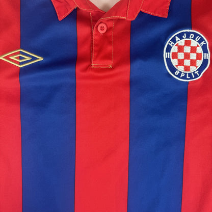 Hajduk Split 2011/2012 Away Long Sleeve Football Shirt Medium — front close-up