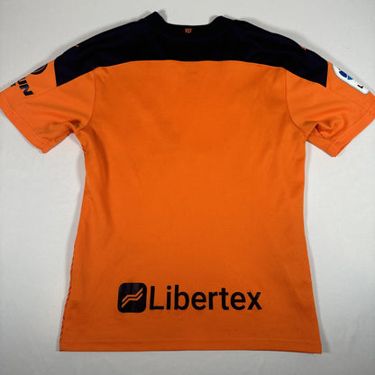 Valencia 2020/2021 Away Football Shirt Small — full back view