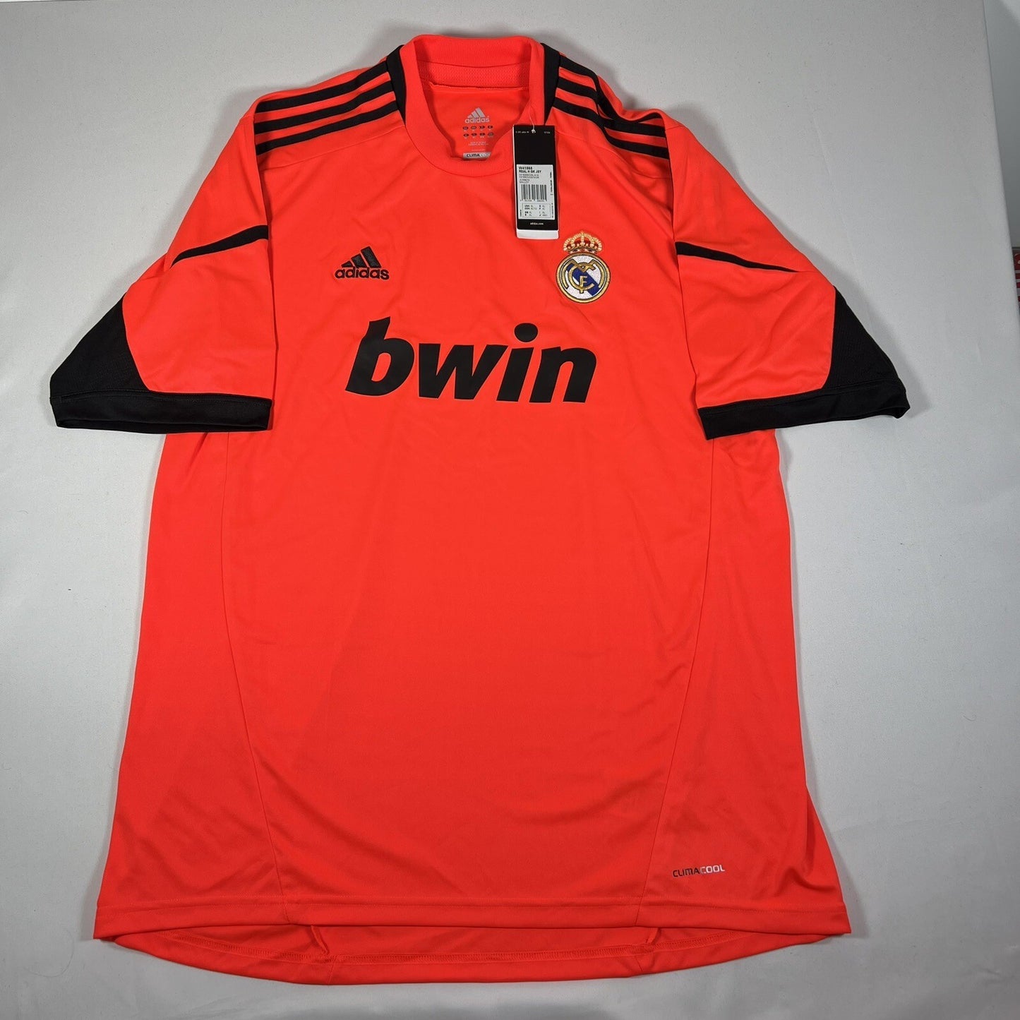 bnwt real madrid 2012 2013 goalkeeper football shirt xl 13
