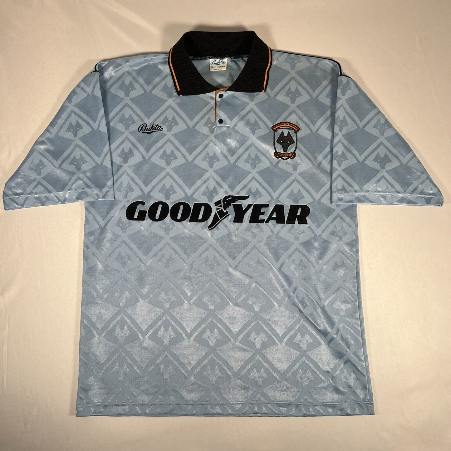 Wolverhampton Wolves 1991/1992 Away Football Shirt  Large