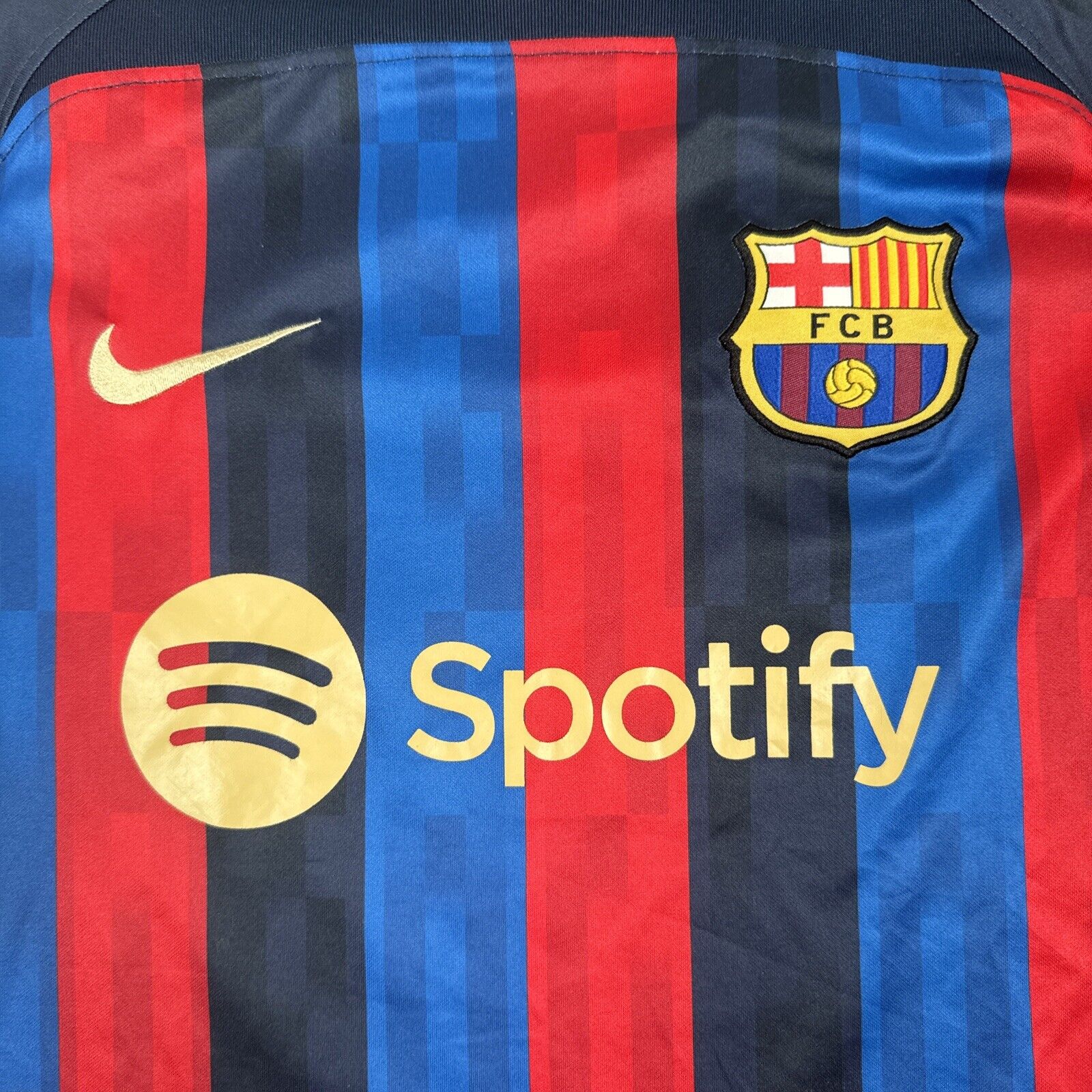 Barcelona 2022/2023 Home Football Shirt Men’s Medium - Football Shirt Kingdom