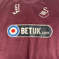 swansea city 2018 2019 football issued worn sweatshirt medium1