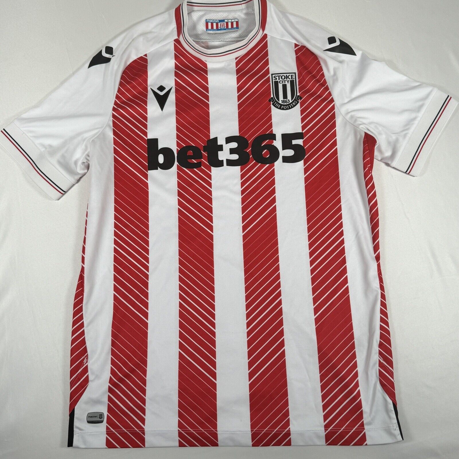 stoke city 2022 2023 home football shirt men s large2