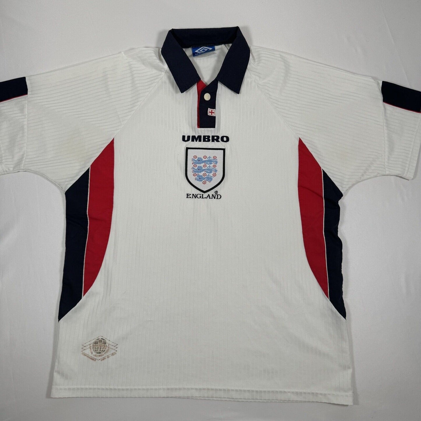 england 1998 1999 2000 home football shirt xl2