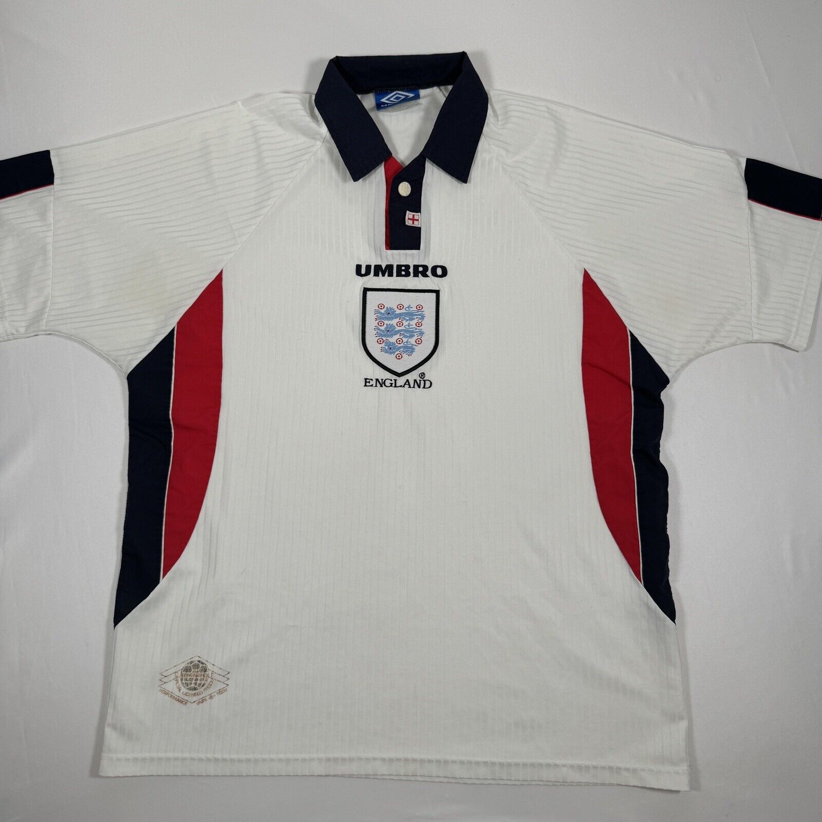 england 1998 1999 2000 home football shirt xl2