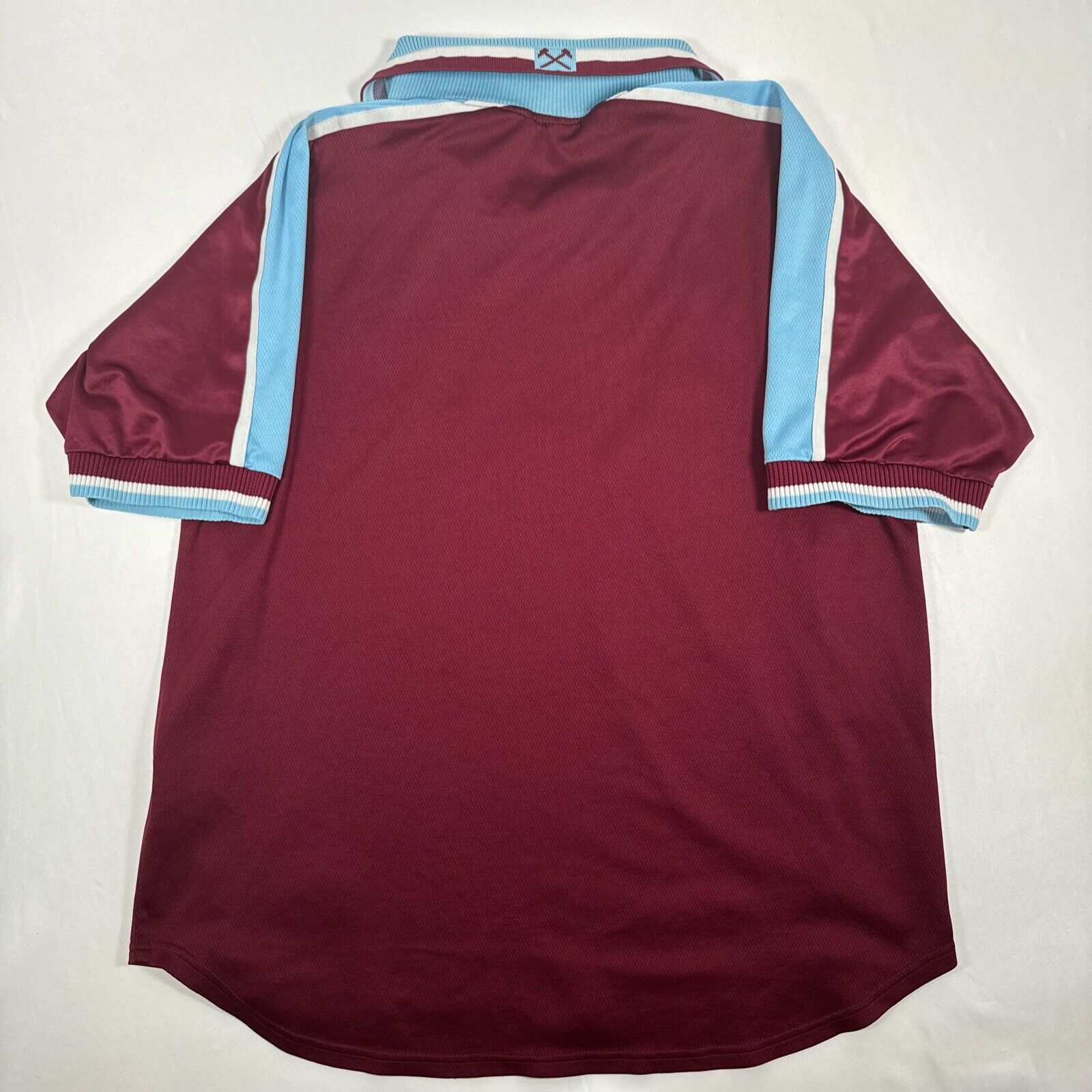 west ham united 1999 2000 2001 home football shirt men s large3