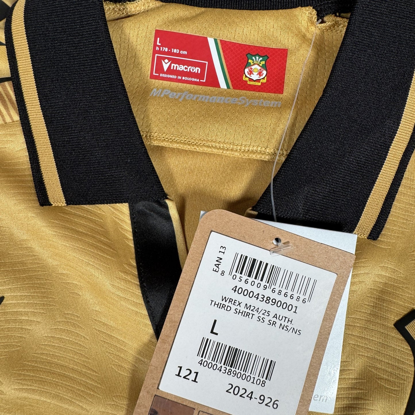 Wrexham 2024/2025 Third Football Shirt  Large BNWT