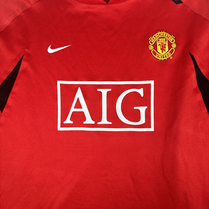 manchester united 2007 2008 training football shirt men s xl1
