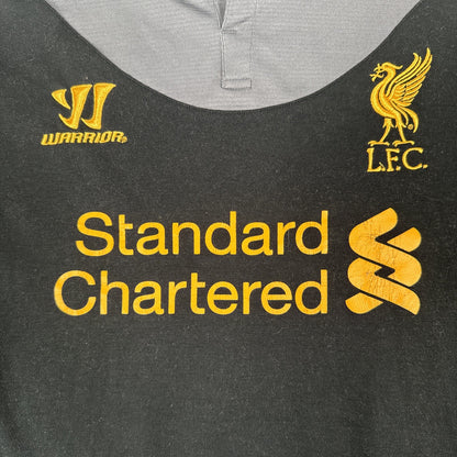 Liverpool 2012/2013 Away Football Shirt Long Sleeve Large — front close-up