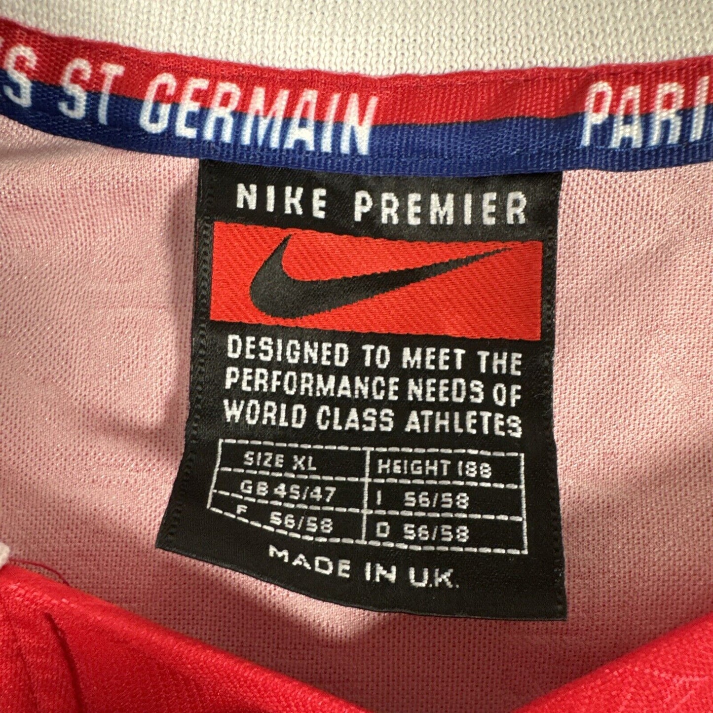 psg paris st germain 1996 1997 home football shirt xl4