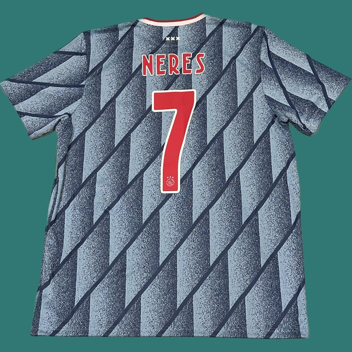 bnwt neres 7 ajax 2020 2021 away football shirt xl 24