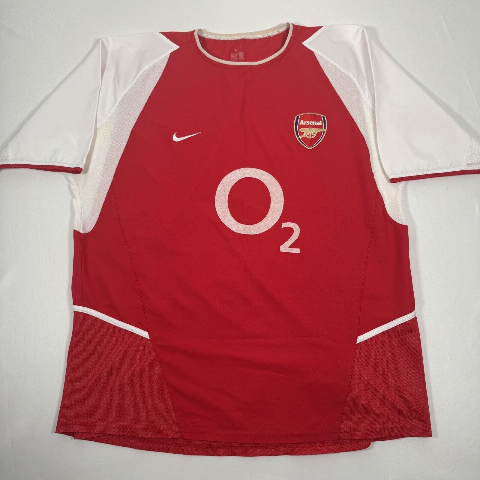 arsenal 2002 2003 2004 home football shirt xl 12