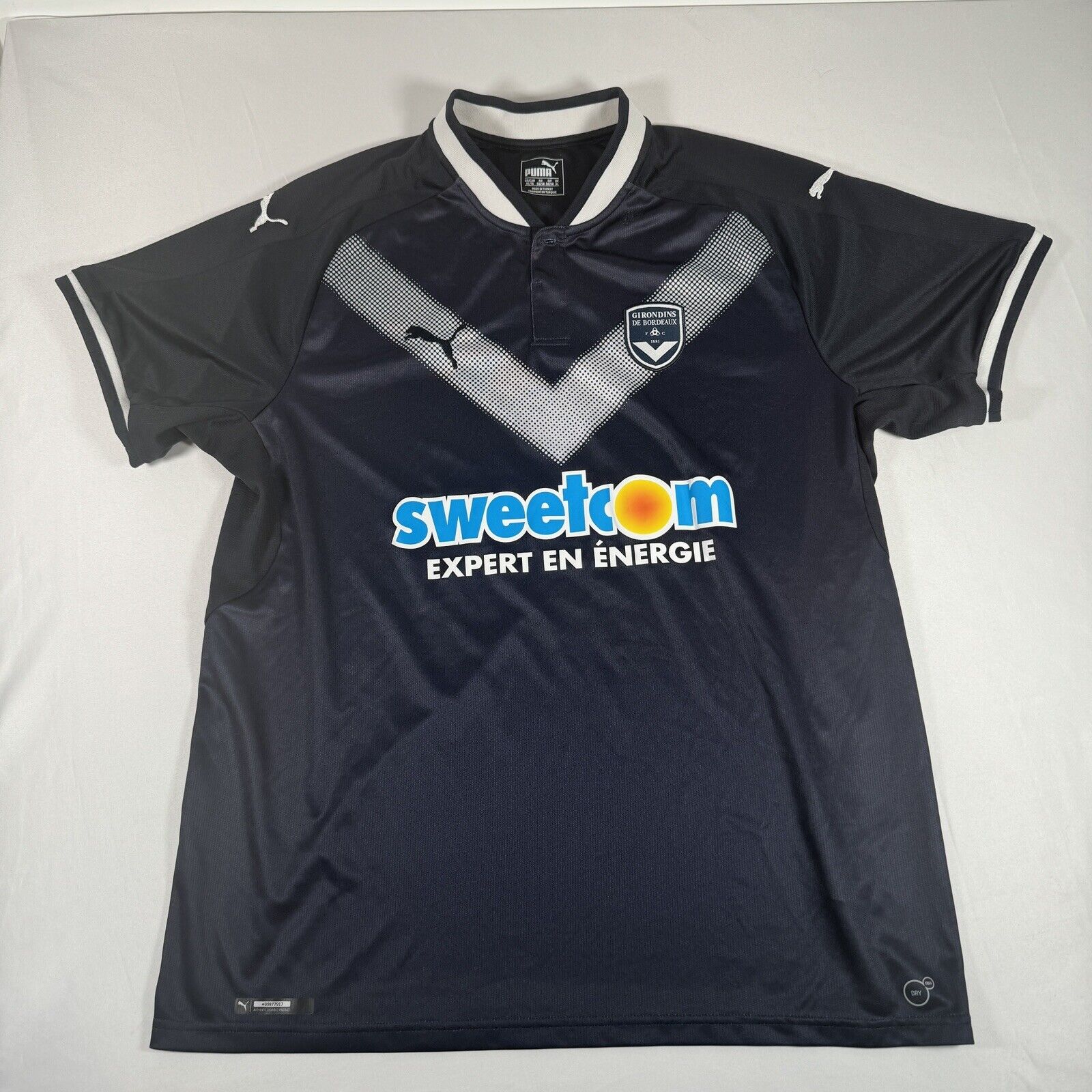 bordeaux 2017 2018 home football shirt xl2