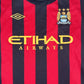 Manchester City 2011/2012 Away Football Shirt Men’s 44 / XL - Football Shirt Kingdom