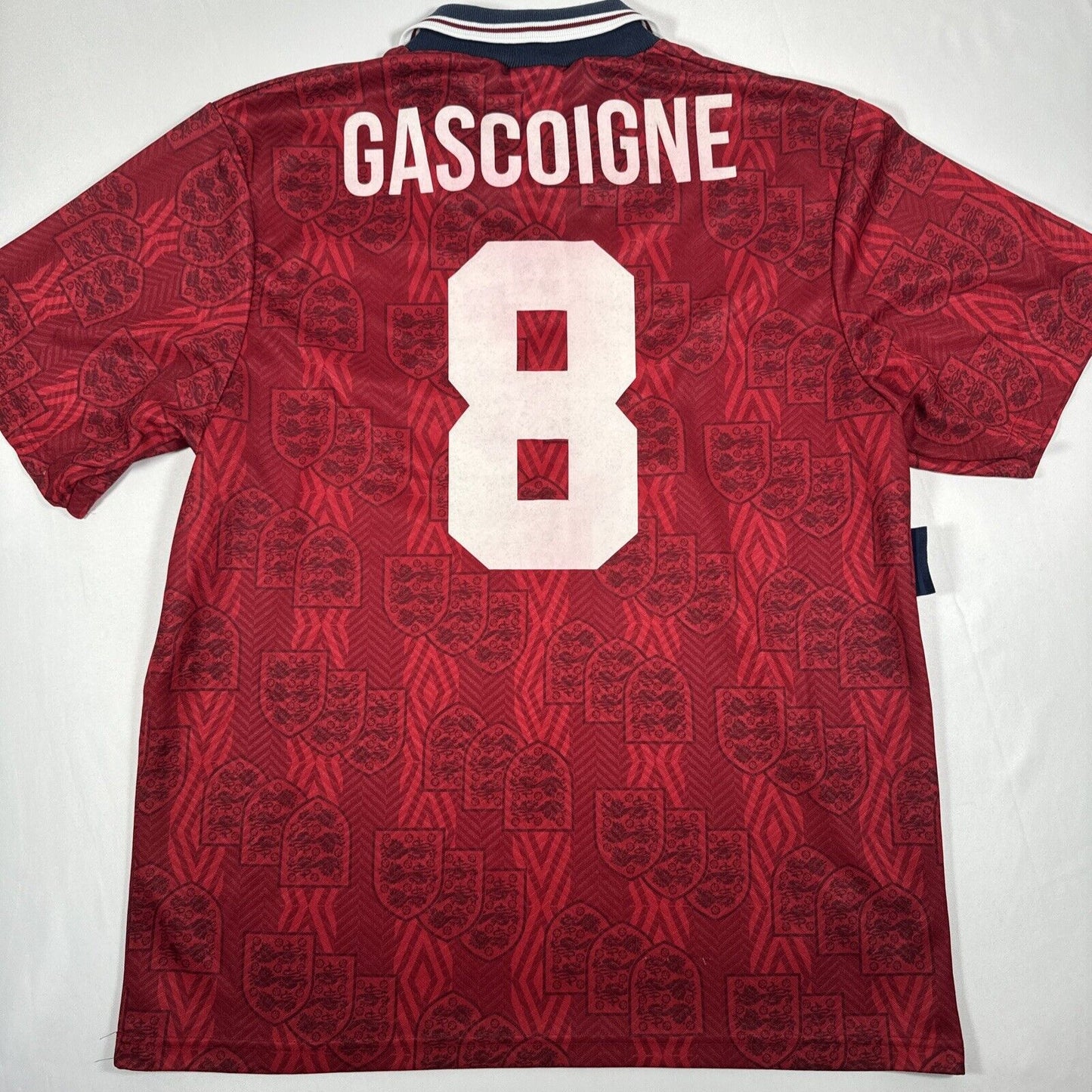 GASCOIGNE 8 England 1994/1995/1996 Away Football Shirt  Medium