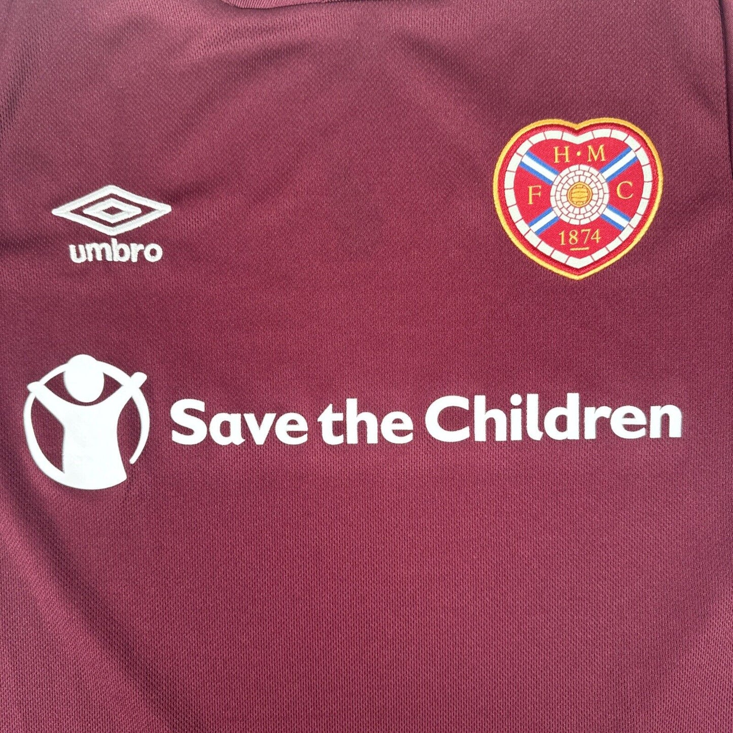 Hearts Heart Of Midlothian 2020/2021 Home Football Shirt Medium