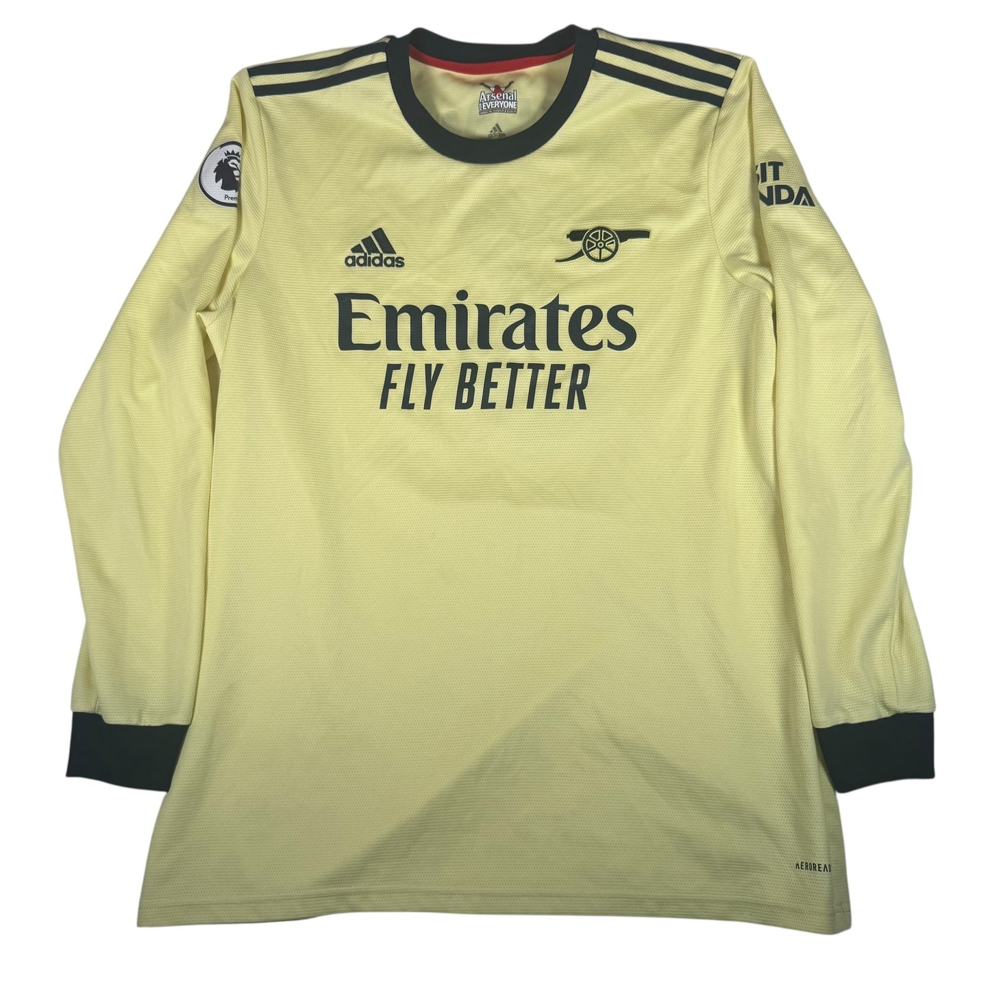 TIERNEY 3 Arsenal 2021/2022 Away Long Sleeve Football Shirt XL