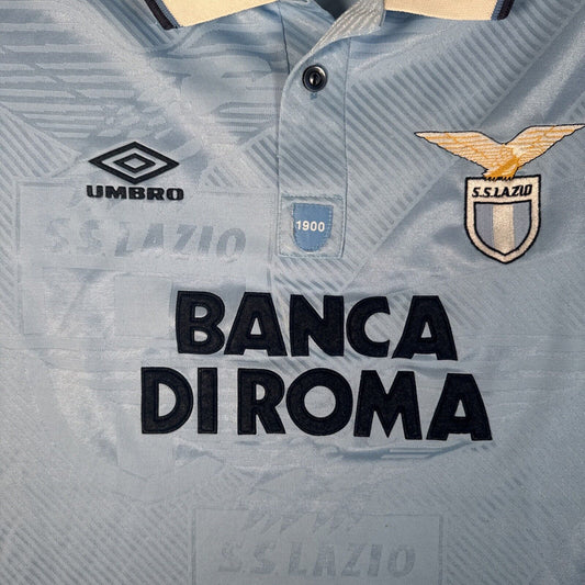 Lazio 1993/1994/1995 Home Football Shirt Men’s XXL 2XL - Football Shirt Kingdom