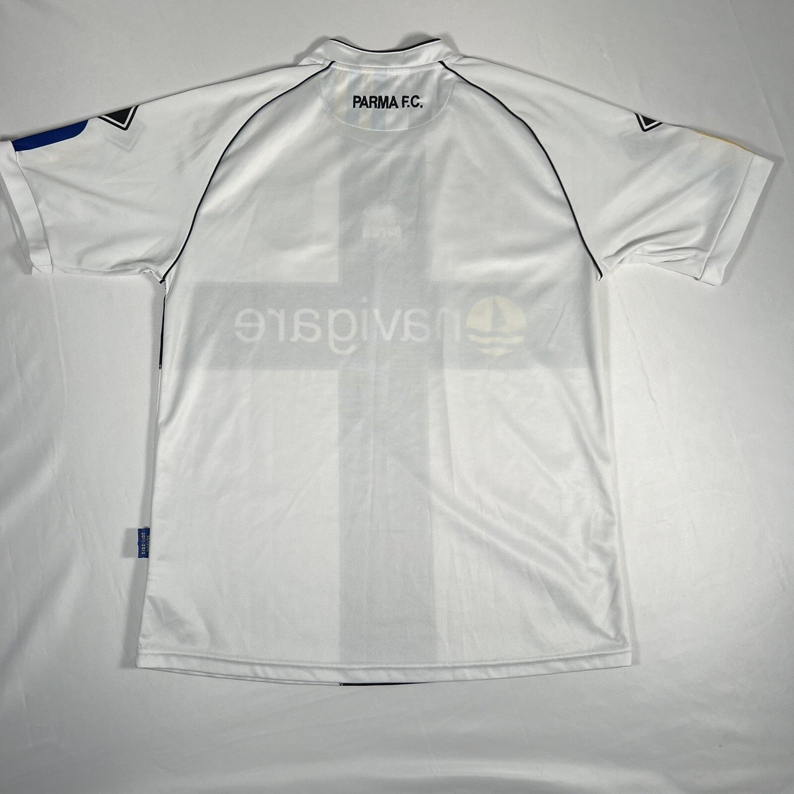 parma 2011 2012 home football shirt men s large3