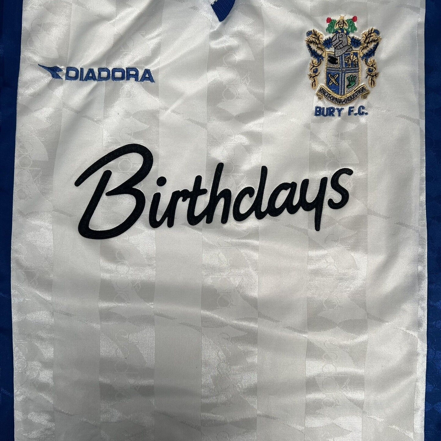 Bury 1999/2000/2001 Home Football Shirt Men’s Medium - Football Shirt Kingdom