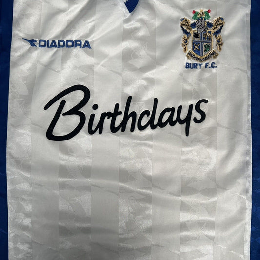 Bury 1999/2000/2001 Home Football Shirt Men’s Medium - Football Shirt Kingdom