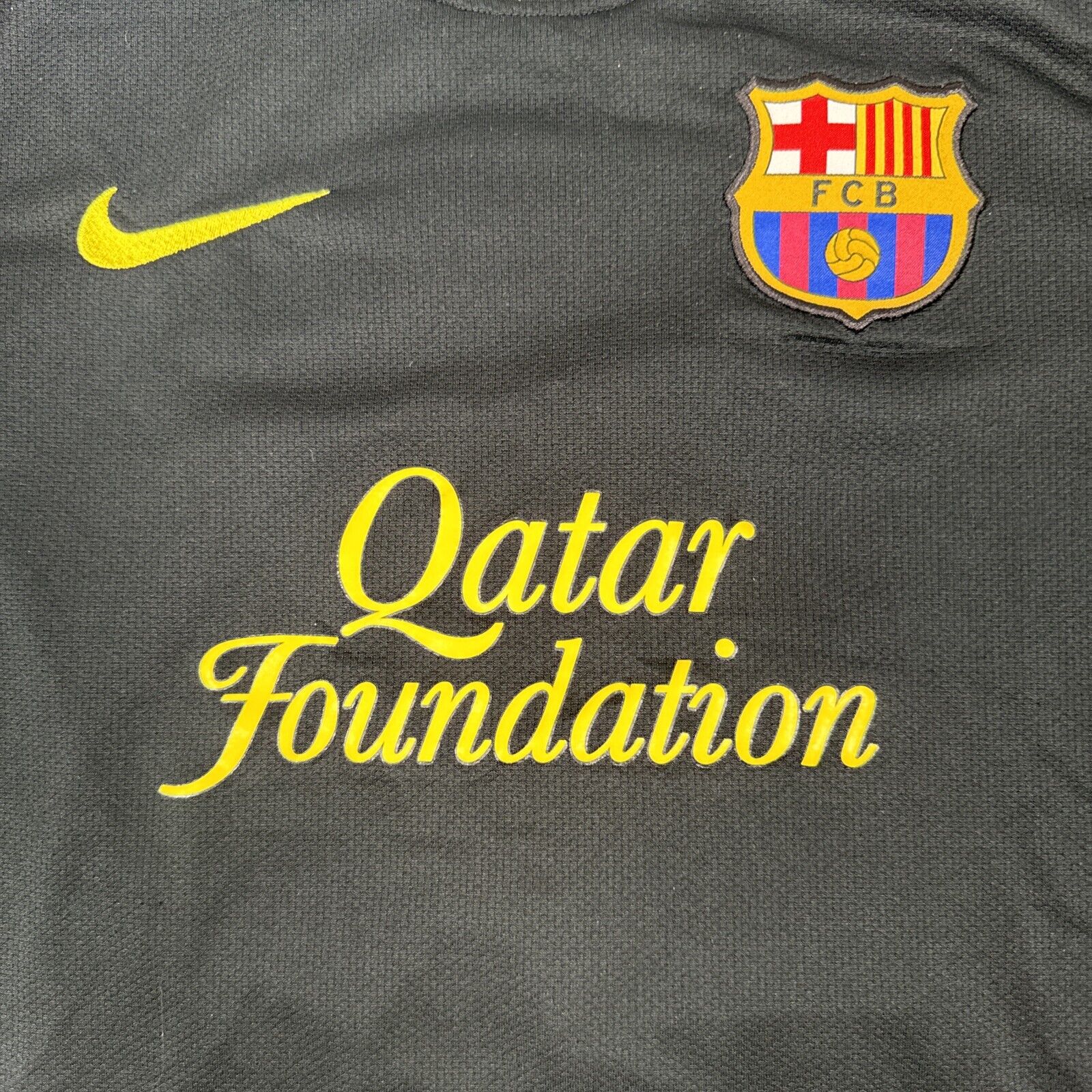 messi 10 barcelona 2011 2012 away football shirt men s small2