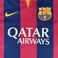 Barcelona 2014/2015 Home Football Shirt  Men’s XL - Football Shirt Kingdom