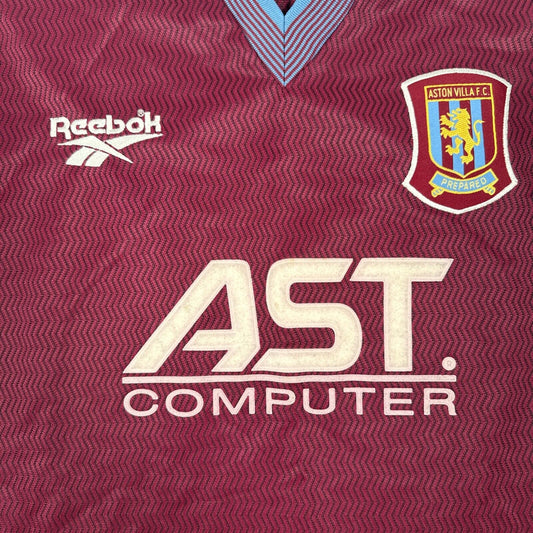 Aston Villa 1997/1998 Home Football Shirt  Medium - Football Shirt Kingdom