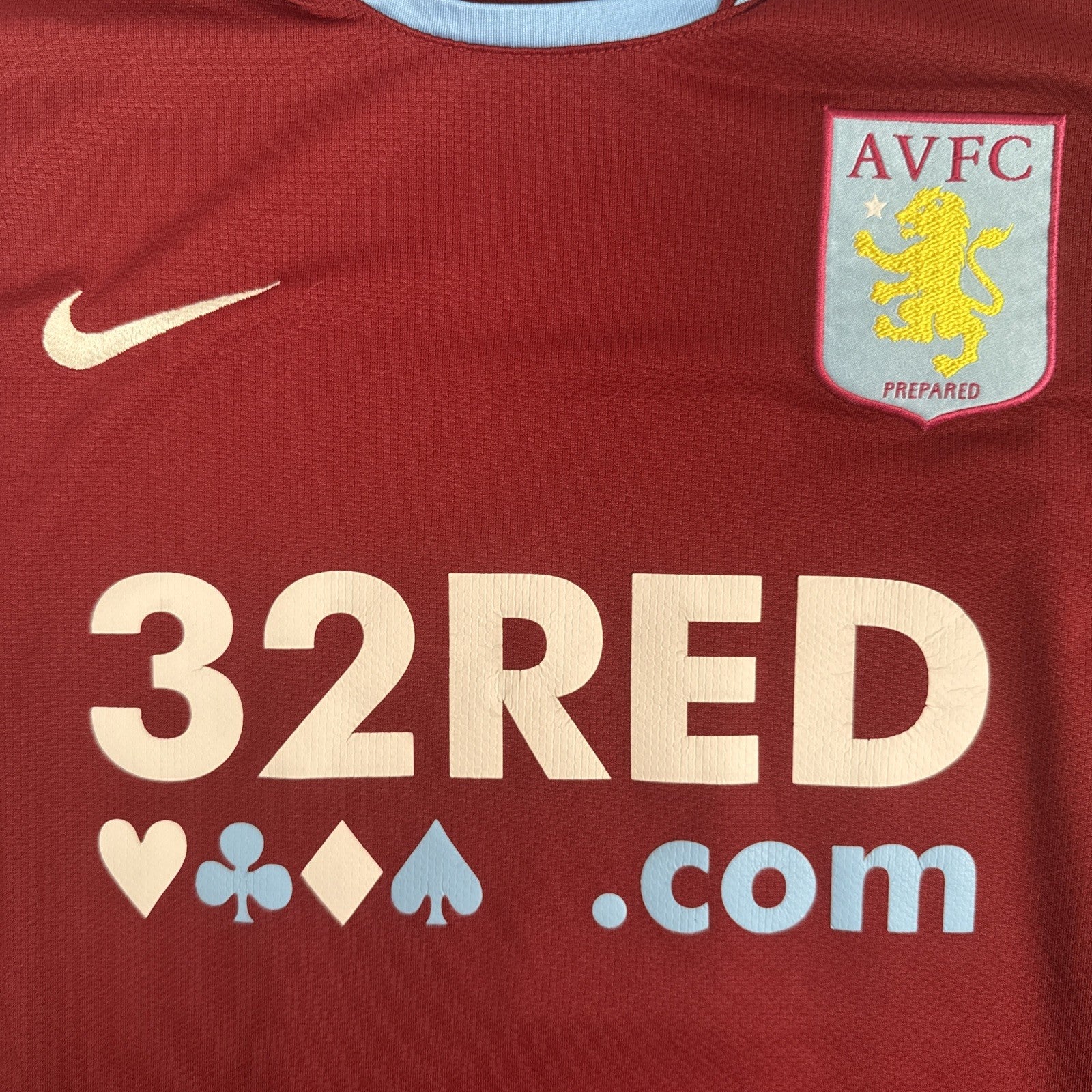 young 7 aston villa 2007 2008 home football shirt large2