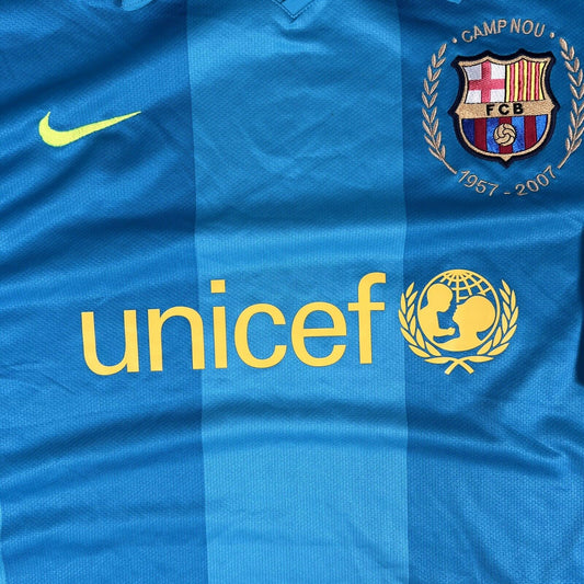 Barcelona 2007/2008/2009 Away Third Football Shirt  XL - Football Shirt Kingdom