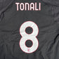matchworn tonali 8 ac milan 2022 2023 home football shirt boxed 21