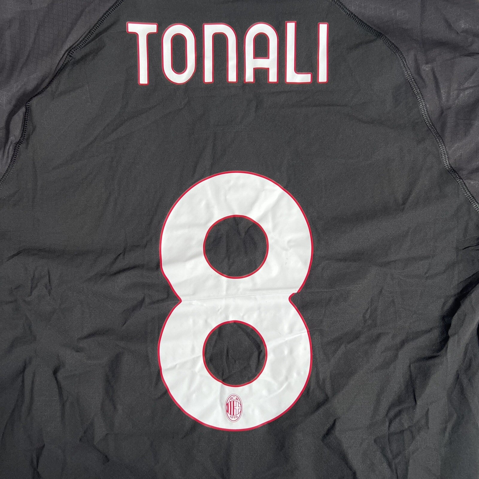 matchworn tonali 8 ac milan 2022 2023 home football shirt boxed 21