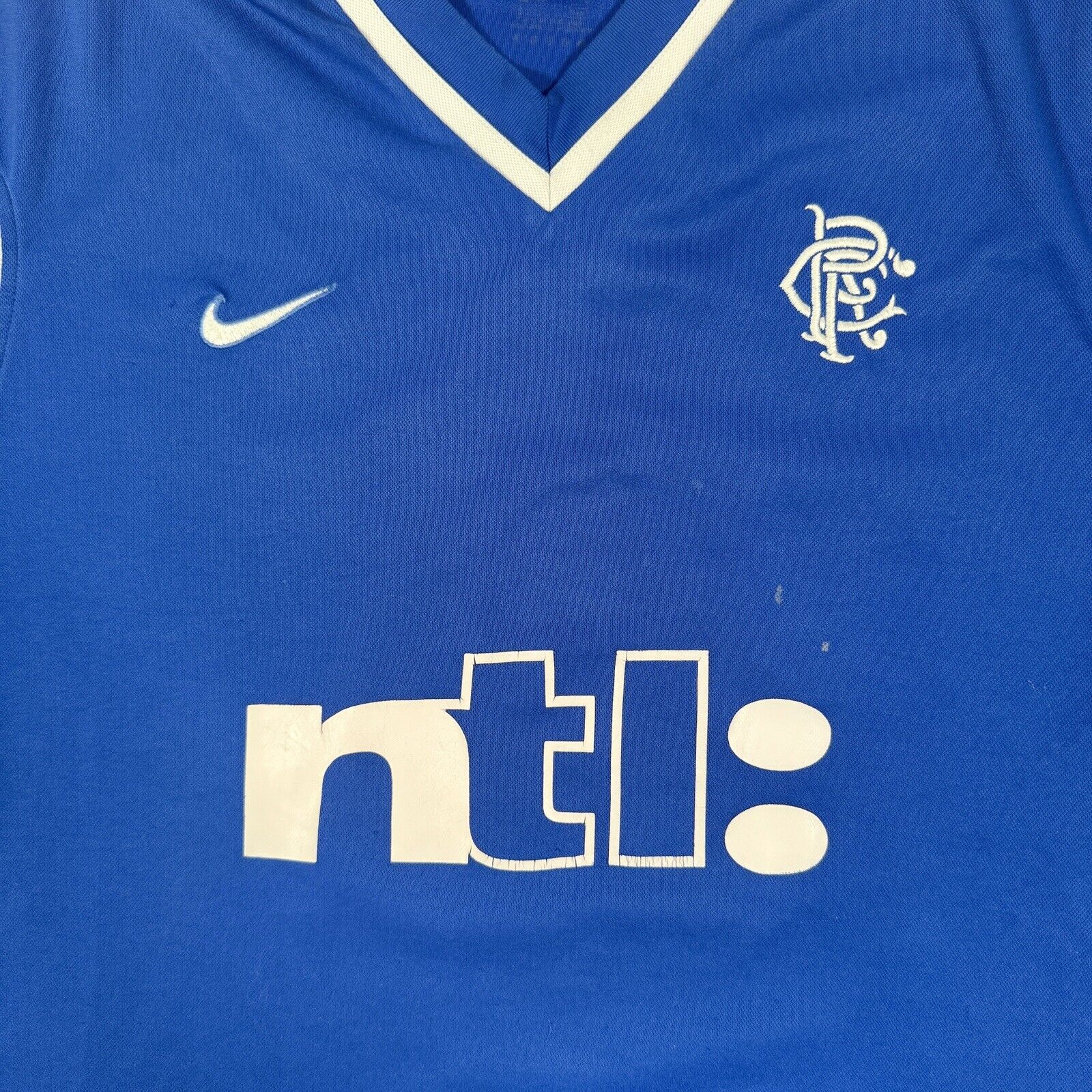 Rangers 1999/2000/2001 Home Football Shirt Men’s XXL - Football Shirt Kingdom