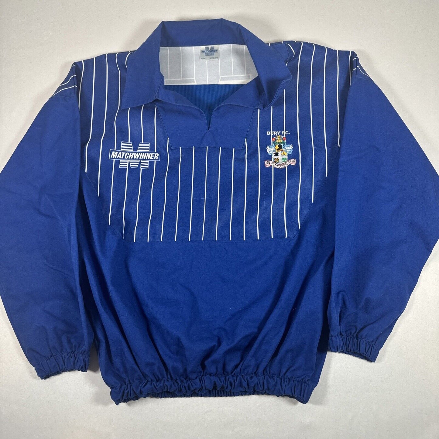 Bury 1992/1993/1994/1995 Drill/Training Matchwinner Football Jacket Large