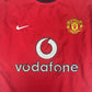 Manchester United 2002/2003/2004 Home Football Shirt  Medium