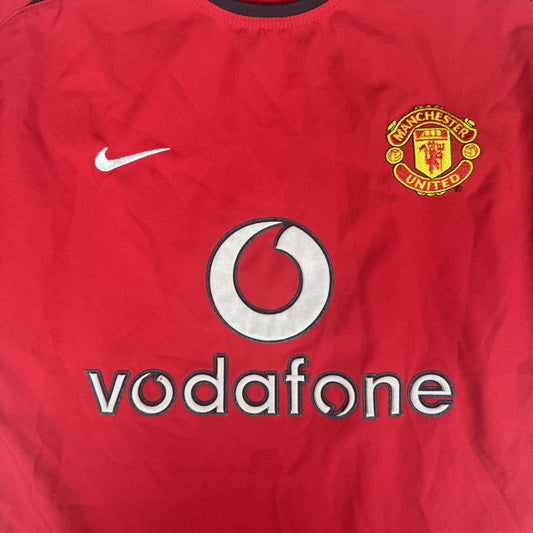 Manchester United 2002/2003/2004 Home Football Shirt  Medium